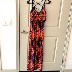 Floor length maxi dress